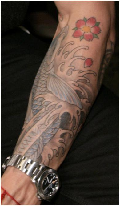 John frusciante tattoo arm