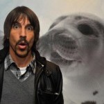 Anthony Kiedis with a seal picture
