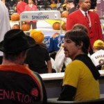 Anthony Kiedis Lakers game LA