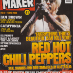 Anthony Kiedis on cover Melody Maker magazine Red Hot Chili Peppers