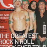 Anthony Kiedis on cover Q magazine Red Hot Chili Peppers