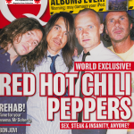 Anthony Kiedis on cover Q magazine Red Hot Chili Peppers