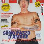 Anthony Kiedis on cover Tutto magazine Red Hot Chili Peppers