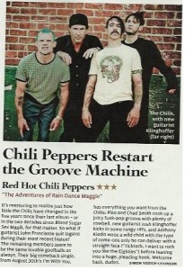 anthony kiedis with red hot chili peppers