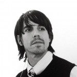 Anthony Kiedis black & white pensive