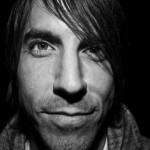 Anthony Kiedis black & white close up