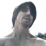Anthony Kiedis black & white head tilted