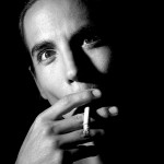 Anthony Kiedis black & white smoking