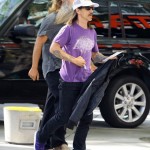 Anthony Kiedis Lakers game LA arriving with Rick Rubin