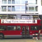 Scar Tissue by Anthony Kiedis advert on bus