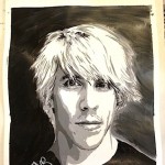 Anthony Kiedis Painting by Fabulos Fab; copied with kind permission; all rights reserved by Fabrice Drouet