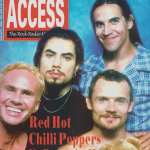 Anthony Kiedis on cover Access magazine Red Hot Chili Peppers Rockin' On 2011