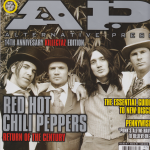 Anthony Kiedis on cover Alternative Press magazine Red Hot Chili Peppers Rockin' On 2011