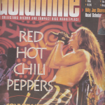 Anthony Kiedis on cover Goldmine magazine Red Hot Chili Peppers Rockin' On 2011