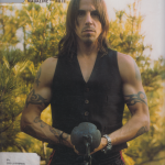 Anthony Kiedis on cover Zoo magazine Red Hot Chili Peppers